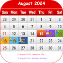 South Korean Calendar 2024 APK