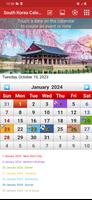 South Korean Calendar 2024 포스터