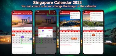 Singapore Calendar 2023