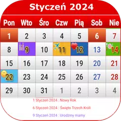 Polska Kalendarz 2024 アプリダウンロード