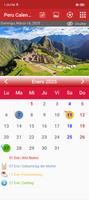 Peru Calendario plakat