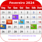 آیکون‌ Portugal Calendário