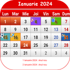 României Calendarul 2024 icône