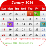 Taiwan Calendar 2026 APK