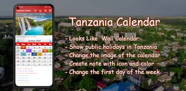 Tanzania Calendar 2024