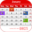 ”Thai Calendar 2025