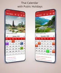 Thai Calendar 2026 XAPK Herunterladen