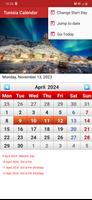 Tunisia Calendar capture d'écran 2