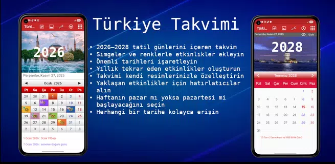 Türkiye Takvimi 2026