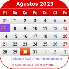 Turkey Calendar 2024 XAPK download