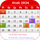 Turkey Calendar 2024 icon