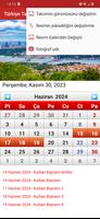 Turkey Calendar 2024 screenshot 3