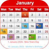 UK Calendar 2026 APK