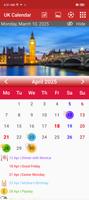 UK Calendar 포스터
