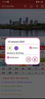 برنامه‌نما UK Calendar عکس از صفحه