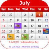 US Calendar ikon