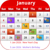 US Calendar 2026 APK