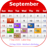 US Calendar 2026