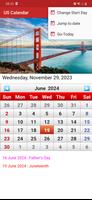 US Calendar syot layar 2