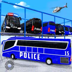 Multilevel Police Bus Parking XAPK download