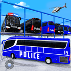 Multilevel Police Bus Parking-icoon