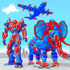 Flying Elephant Robot Games APK 下載