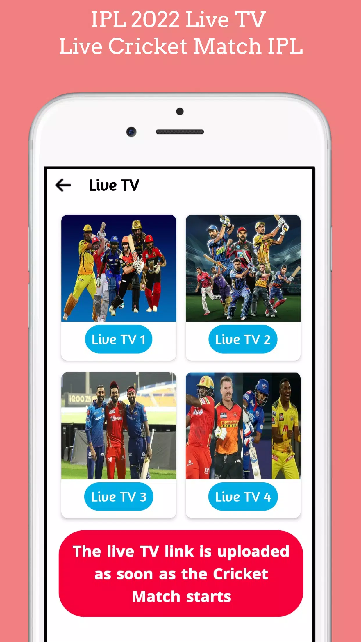 IPL 2022 Cricket Match Live TV APK Pour Android, 42 OFF