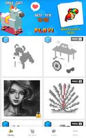 Pixel Art Coloring By Number 2020 Poster