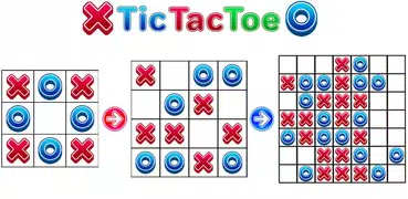 Tic Tac Toe 2 player games, ti