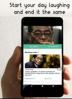 R Mugabe Funny Quotes Affiche
