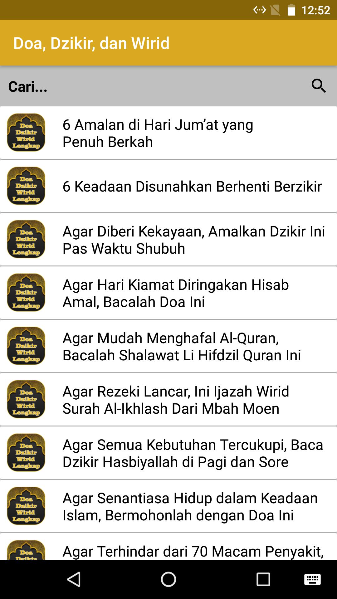 Kumpulan Doa Dzikir Dan Wirid Lengkap Para Android Apk Baixar