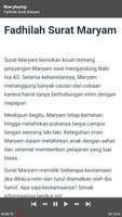 Surat Maryam Audio & Terjemah imagem de tela 1