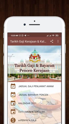 Tarikh Gaji Kerajaan Kalendar 2021 For Android Apk Download