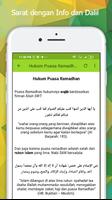 Panduan Puasa Ramadhan dan Zakat Fitrah capture d'écran 3