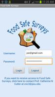 Food Safe Surveys Plakat