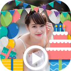 Birthday Video Maker icône