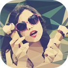 Photo Polygon Art Editor أيقونة
