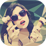 Photo Polygon Art Editor أيقونة