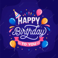 Happy birthday to you app