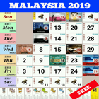 Malaysia Calendar 2019 icône