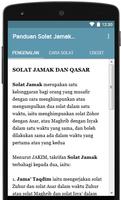 Panduan Solat Jamak Dan Qasar Plakat