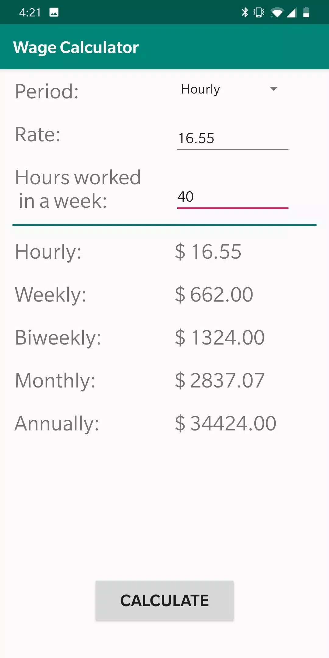 Wage Calculator APK for Android Download