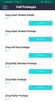 برنامه‌نما Zong Packages عکس از صفحه