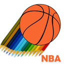 APK Basketball Logo Coloring Book