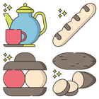 50 levels on food icon