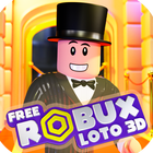 Free Robux 3D Loto icono
