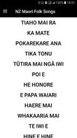 NZ Maori Folk Songs Cartaz