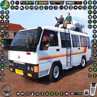 Jeux de conduite d'autocar 3D Affiche