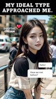 DigitalDream - AI Girlfriend Cartaz