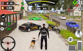 Police Car Game 3D Car Driving Affiche